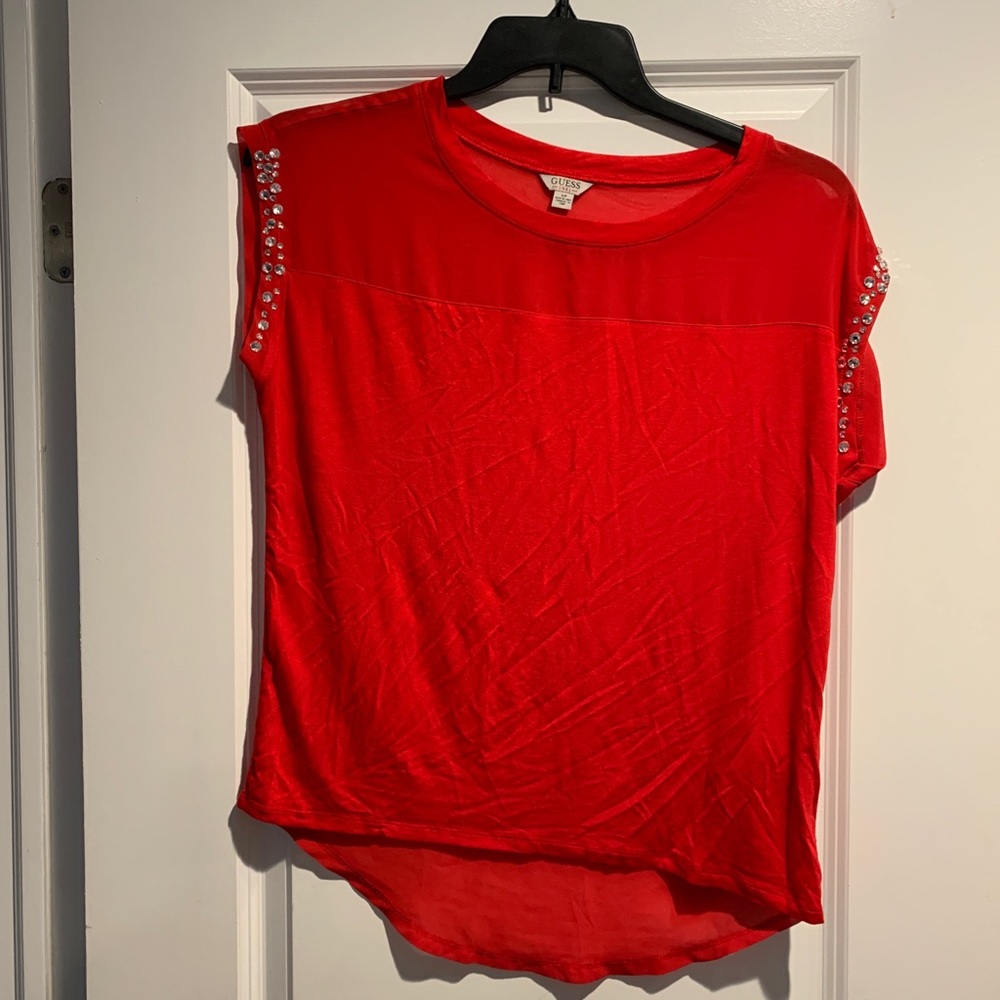 Beautiful red guess shirt